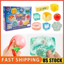 Squishy Fun Box 8 PCS Sensory Toys Set Multicolor