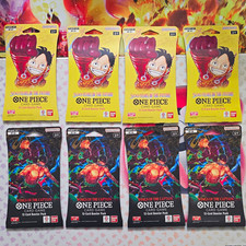 Lot Of (8) One Piece Card Game Booster Packs (4) op06 And (4) Op06
