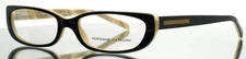 ADRIENNE VITTADINI AV7040 624 Black Womens Rectangle Eyeglasses 52-16-135 B:26
