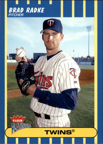 2003 Fleer Platinum Brad Radke #74 card