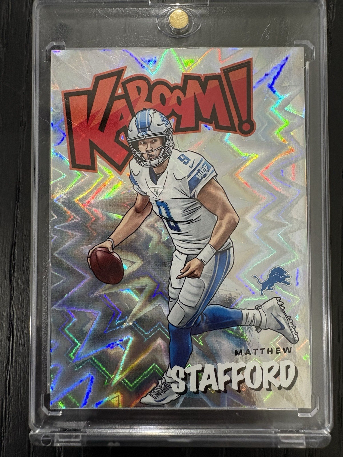 2020 Panini Absolute Football Matthew Stafford Kaboom! Detroit Lions #K-MS Card