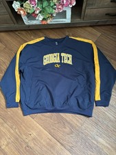 GEORGIA TECH WINDBREAKER PULLOVER KNIGHTS APPAREL SIZE XL Pre Owned