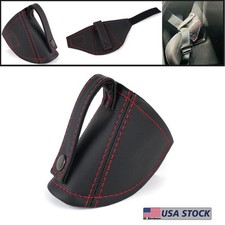 Universal Pu Leather Car Bucket Seatbelt Guide Safety Seat Belt Holder Protector
