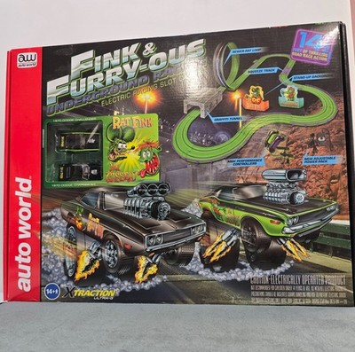 Auto World Rat Fink Fink Furry-OUS Underground Racing Slot Race