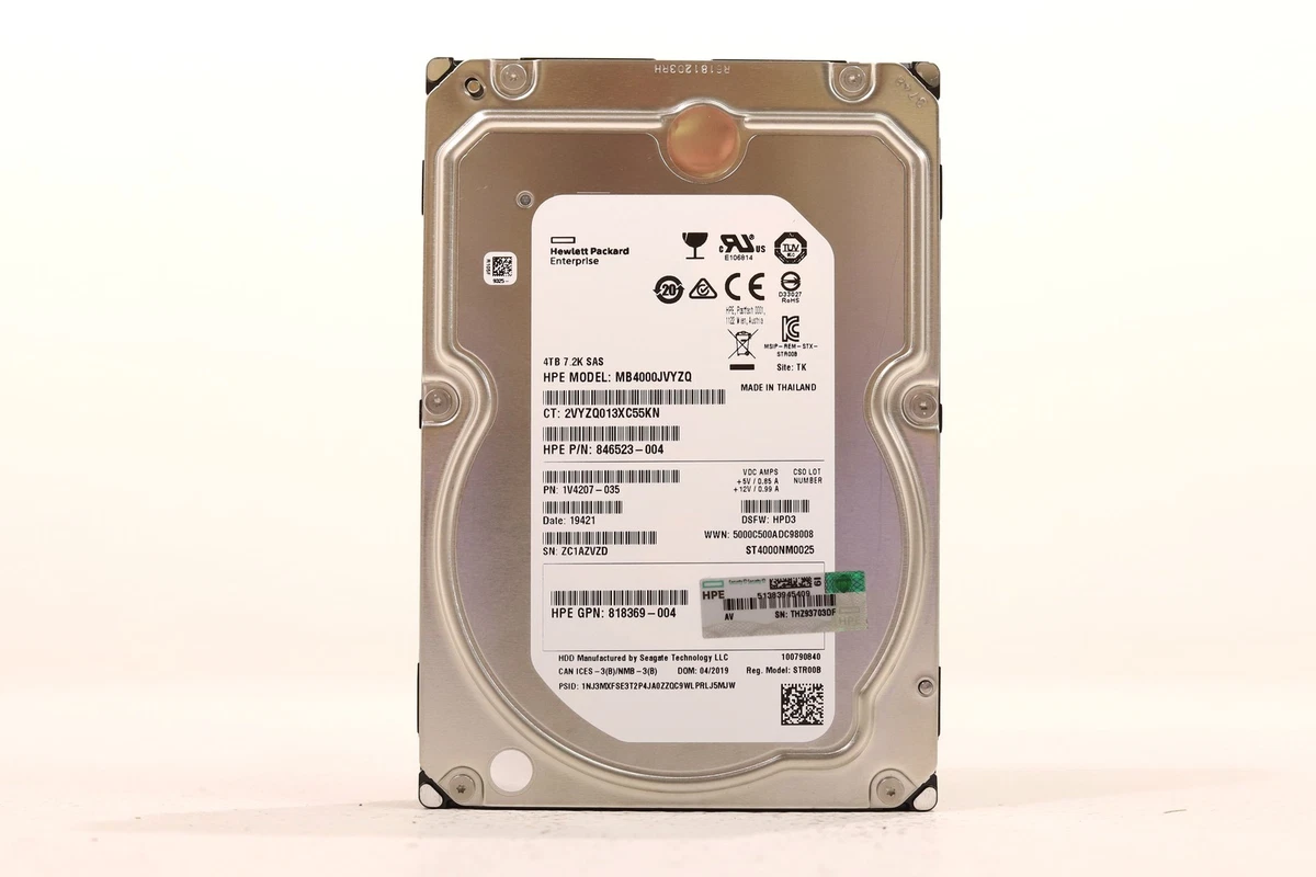 4TB SAS Computer Internal Hard Disk Drives for sale - eBay