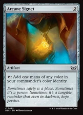 Arcane Signet 0092 Non Foil Common Duskmourn Commander MTG Near Mint