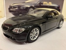 BMW 645Ci E63 Convertible Diecast Car Kyosho 1 18 Scale Black Limited Edition