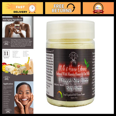 Extreme Body Butter with Milk & Honey | Whipped Shea Moisturizer for Face & Body