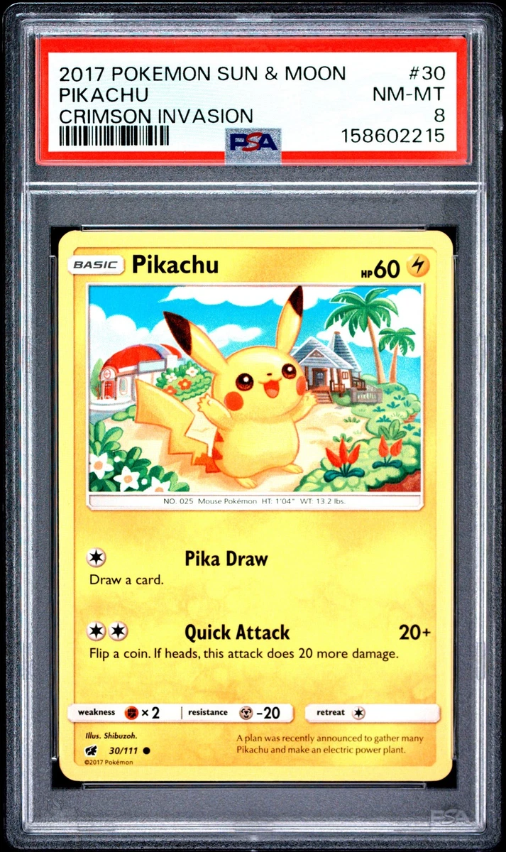 SUN & MOON ピカチュウ　PSA10 Pikachu Pokémon TCG Professional Sports Authenticator (PSA) Sun