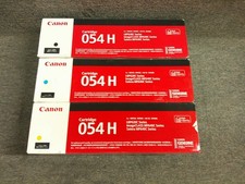 Genuine Canon 054 H Black Cyan Yellow High Capacity Toners LBP620c, imageCLASS
