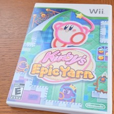 Nintendo Wii Kirbys Epic Yarn Original DVD Ke...