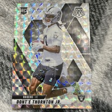 2025 Panini Mosaic Prizm Rookie Dont'e Thornton Jr. #369 Raiders NFL Football