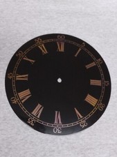 11.25 Inch Clock Dial Face Roman / Arabic Numerals - Antique Bronze Made In USA