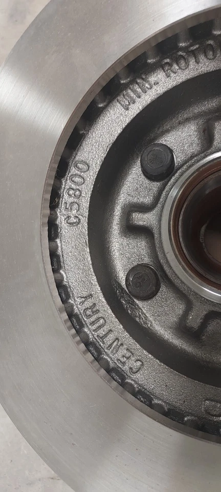 Cadillac Deville 1968-1972, Fleetwood, buje/rotor de freno delantero Calais, nuevo Foto 4 de 4