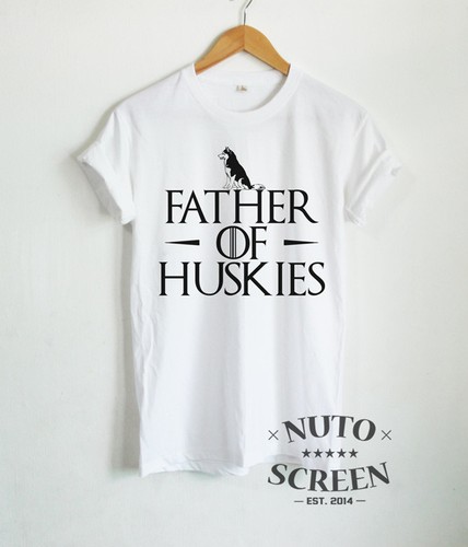 Dog Dad Shirt Daddy Puppies Mens Tees 