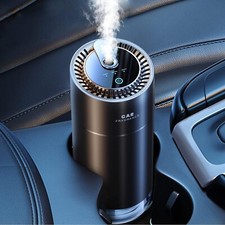 Ceeniu Smart Car Air Freshener, Waterless Ultrasonic, Auto ON/OFF, Plug-Free