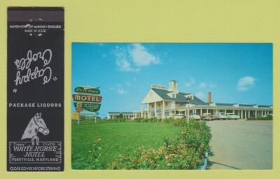 Matchbook Postcard Combo - White Horse Hotel Perryville MD
