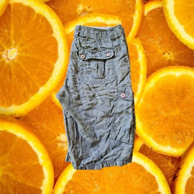 DKNY Active  Gray and Tan Designed Shorts Size 36
