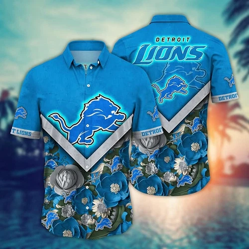 Detroit Lions Hawaiian Shirt 2024 2025