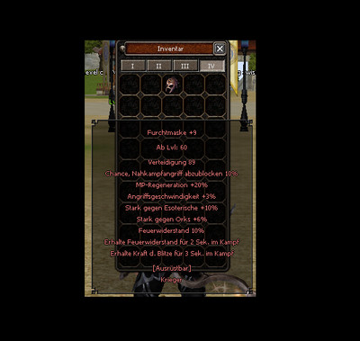 Metin2 Ruby Chimera Furchtmaske+9 - 10% Feuerdef -  Doppelfeuer - 7 Boni