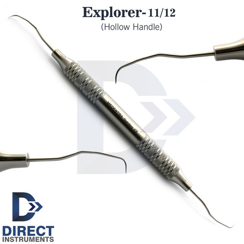 Dental Explorer 11/12 Probe Sickle Endo Diagnostic Surgical Denture