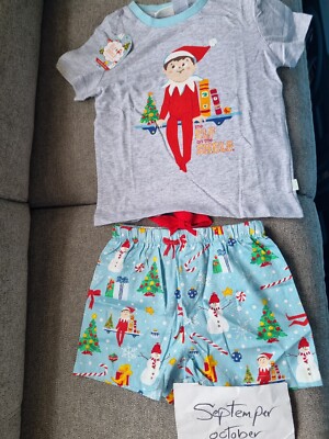 Bnwt Peter Alexander jnr Size ELF ON THE SHELF pyjamas No PJ