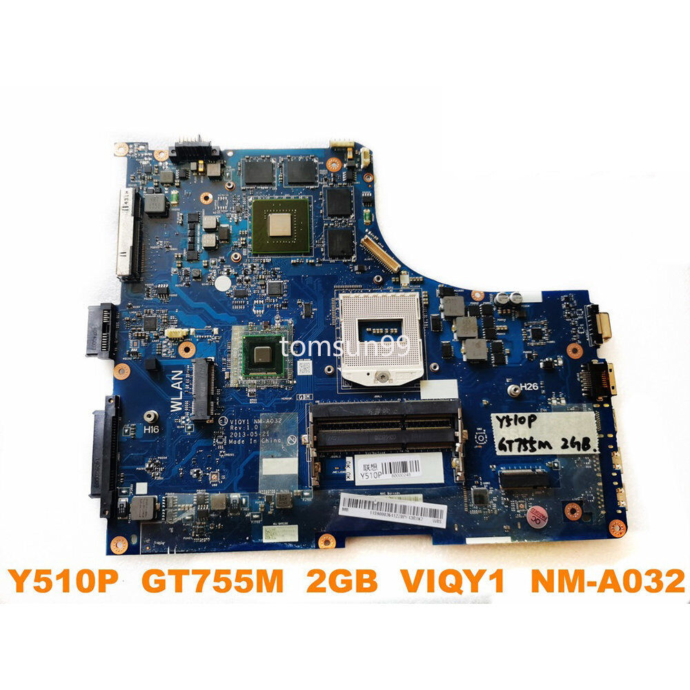 For Lenovo Ideapad Y510P Motherboard VIQY1 NM-A032 With N14P-GT-A2