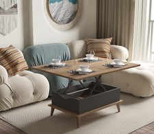 Magic Antrasit Extendable Coffee & Dining Table 6 in 1