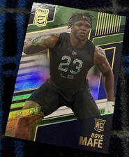 2022 Panini Donruss Elite - Rookies Green #193 Boye Mafe (RC) Seattle Seahawks