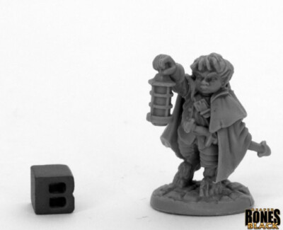 1x BERGAMOTTE HALFLING SCOUT -BONES REAPER Figur Miniatur RPG JDR Hobbit 44037