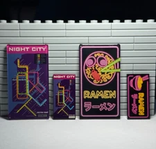 Eclipsegrafx Custom Cyberpunk 2077 Night City Lego Tiles + Windows **Sold Out**