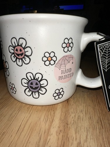 Cobwebs & Cauldrons Flower Pumpkins Mug