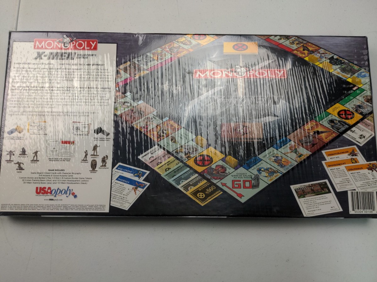 Monopoly X-MEN Collector's Edition Board Game Parker Brothers