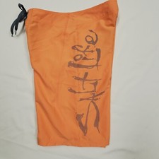 34 Salt Life Apricot Crush Orange SLX-QD Stealth Bomberz 10" Aqua Trunks Shorts