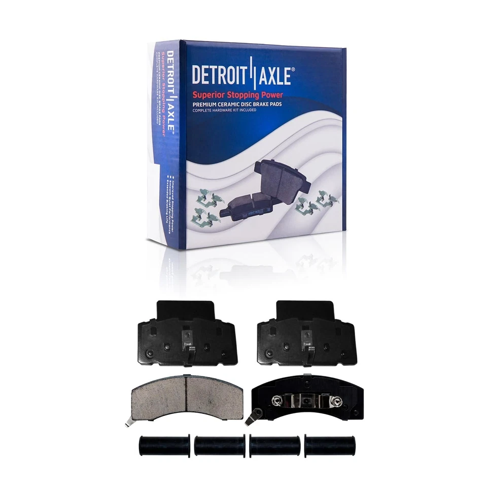 Front Disc Rotors Brake Pads for 1996-2002 Chevy GMC C3500 Express Savana 3500 - Image 4 of 4