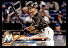 2018 Topps Update #US196 Braxton Lee Rookie Card Miami Marlins