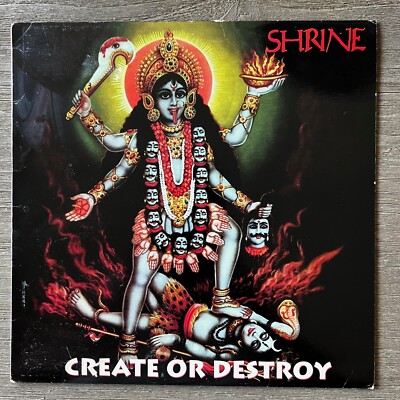 Shrine   Create Or Destroy 1994 hardcore EP 10'' vinyl metal rock Los Angeles CA