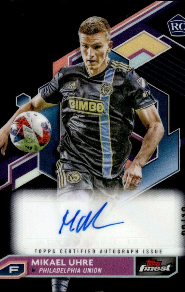 MIKAEL UHRE RC AUTO 2023-24 Topps Finest MLS /10 Autograph Black