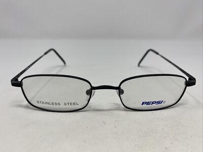 Pepsi 3232 SATIN BLACK 48-18-140 Metal Full Rim Eyeglasses Frame 7070