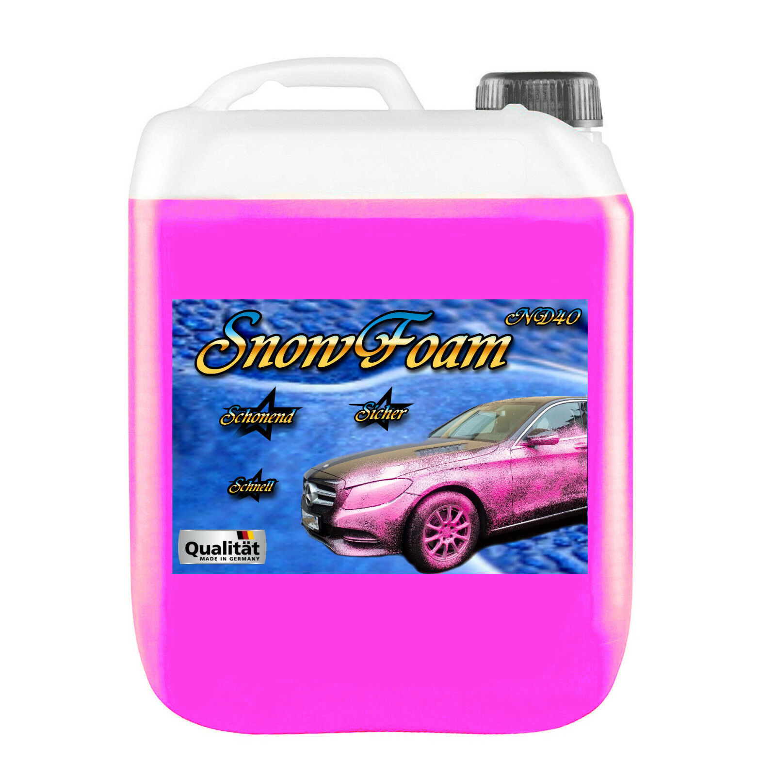 5 L Snow Foam Pink Snowfoam Aktivschaum Vorwäsche Shampoo Autowäsche Auto
