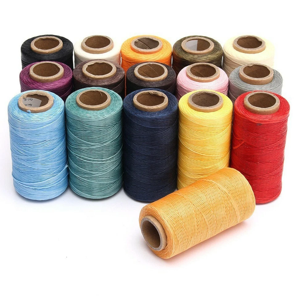 260m Waxed Thread Cotton Hand Knitting String Necklace Rope Bead Sewing Craft - Image 3 of 4