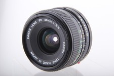 Canon FD 28mm f/2.8 Canon FD Mount Canon 28mm Wide Angle Fast FD Prime Lens 2828