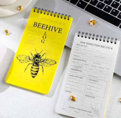 PerKoop 3pk Waterproof Beekeeping Log Books   Hive Tracker for Beekeepers