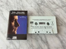 Phil Collins Hello I Must Be Going CASSETTE Tape 1982 Atlantic 7 80035-4 Genesis