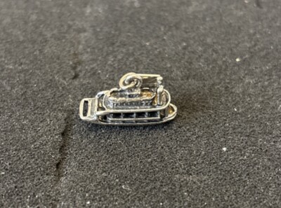 Vintage Sterling Silver Charm Ship