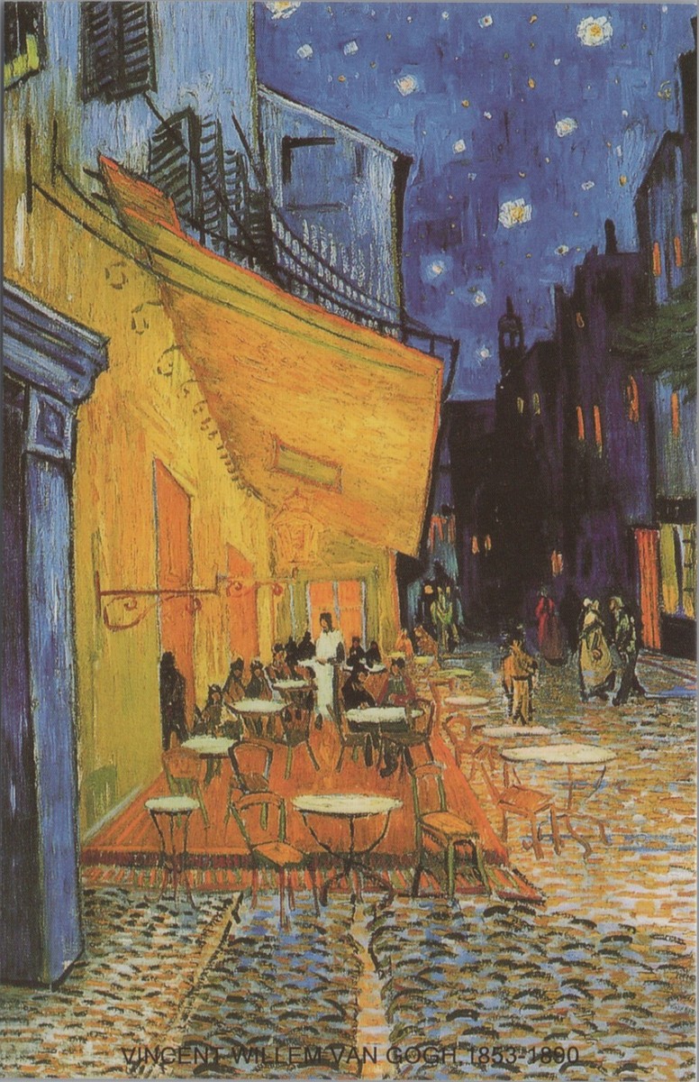 MR ALE New 2023 Postcard Vincent Van Gogh Café Terrace at Night