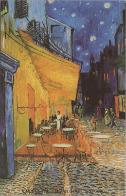 MR ALE New 2023 Postcard Vincent Van Gogh Café Terrace at Night