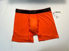 32 Degrees - Men's  Size M  Active Polyester Boxer Briefs - Orange/Black — photo 2