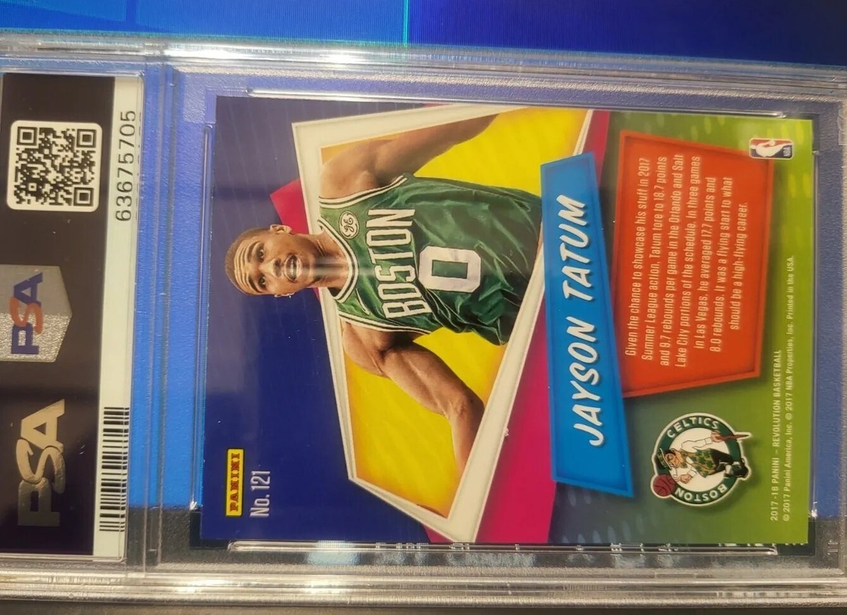 JAYSON TATUM 2017 PANINI REVOLUTION RC SP #121 PSA 10 GEM