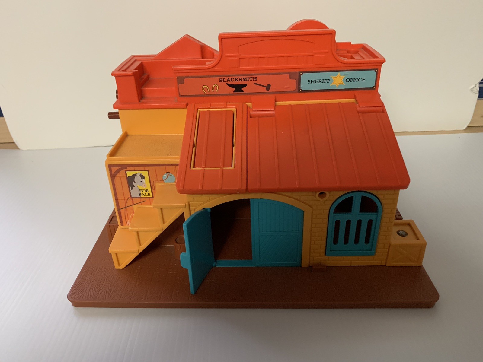 vintage fisher price western town